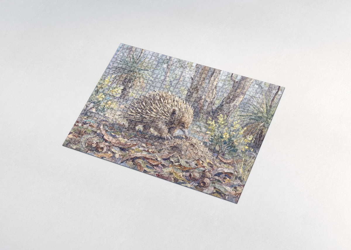 Echidna in the Bush jigsaw puzzle - assembled puzzle