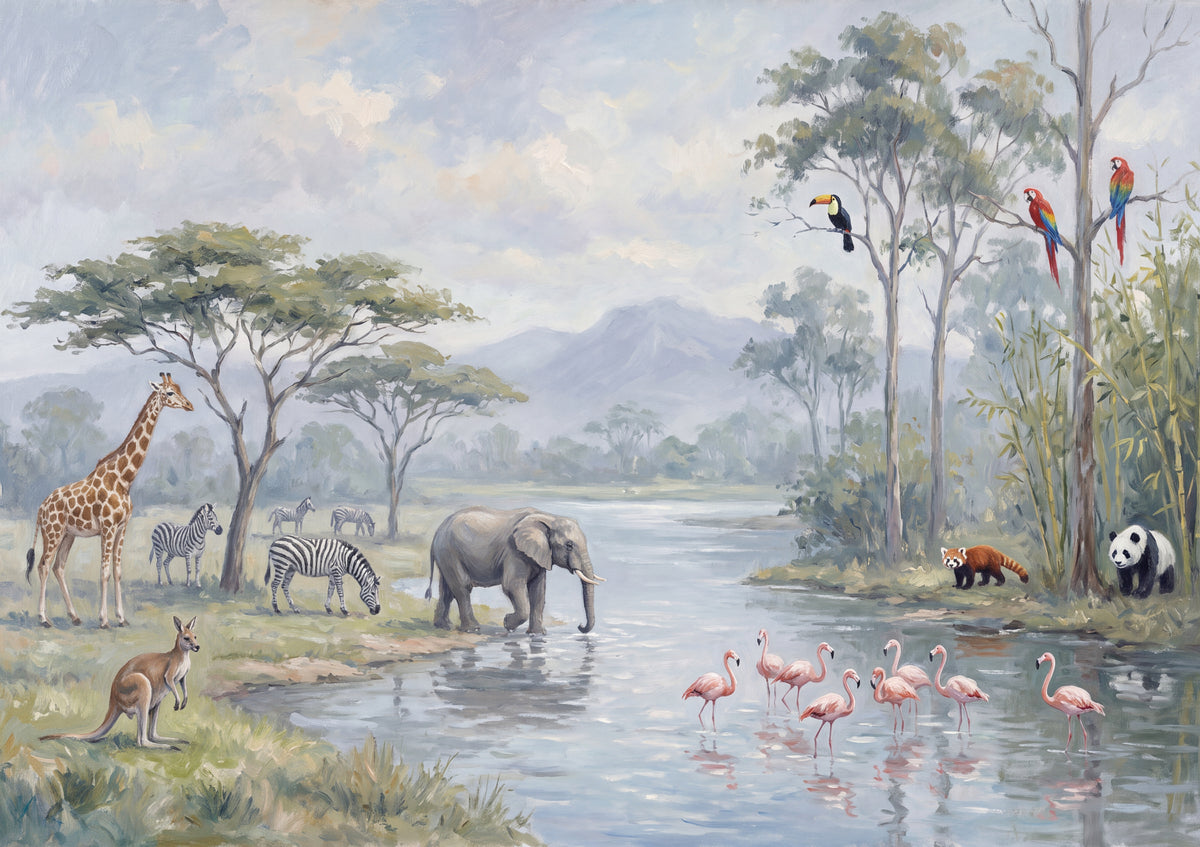 Exotic Animals of the World jigsaw puzzle