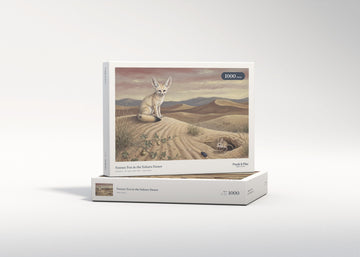 Fennec Fox in the Sahara Dunes jigsaw puzzle - gift box