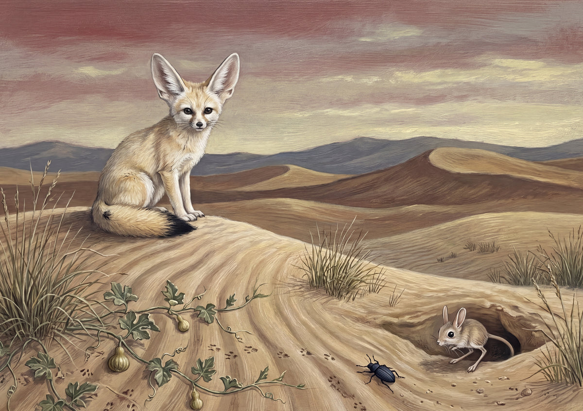 Fennec Fox in the Sahara Dunes jigsaw puzzle