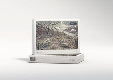 Fiddler Crabs in the Mangroves jigsaw puzzle - gift box