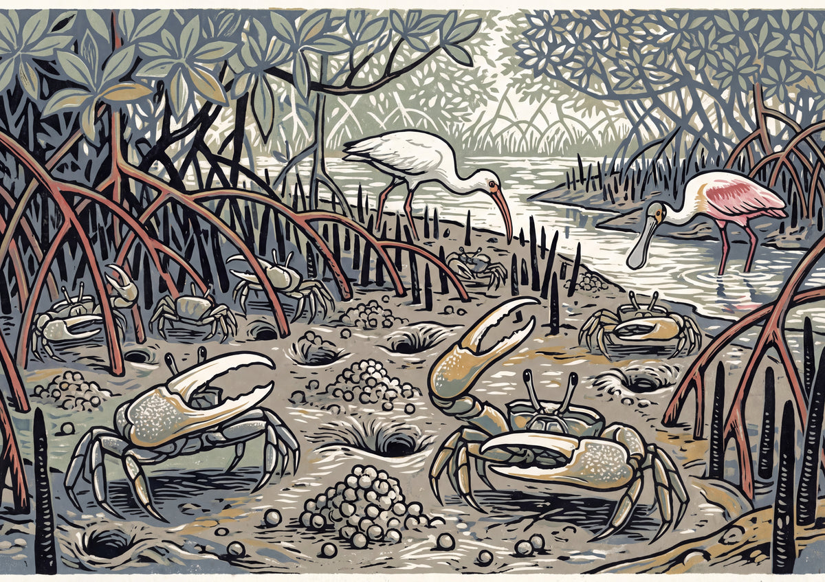 Fiddler Crabs in the Mangroves jigsaw puzzle