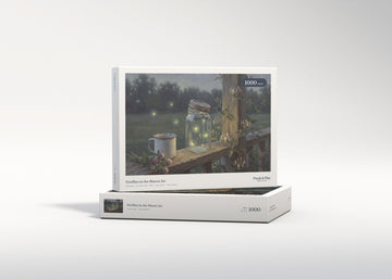Fireflies in the Mason Jar jigsaw puzzle - gift box