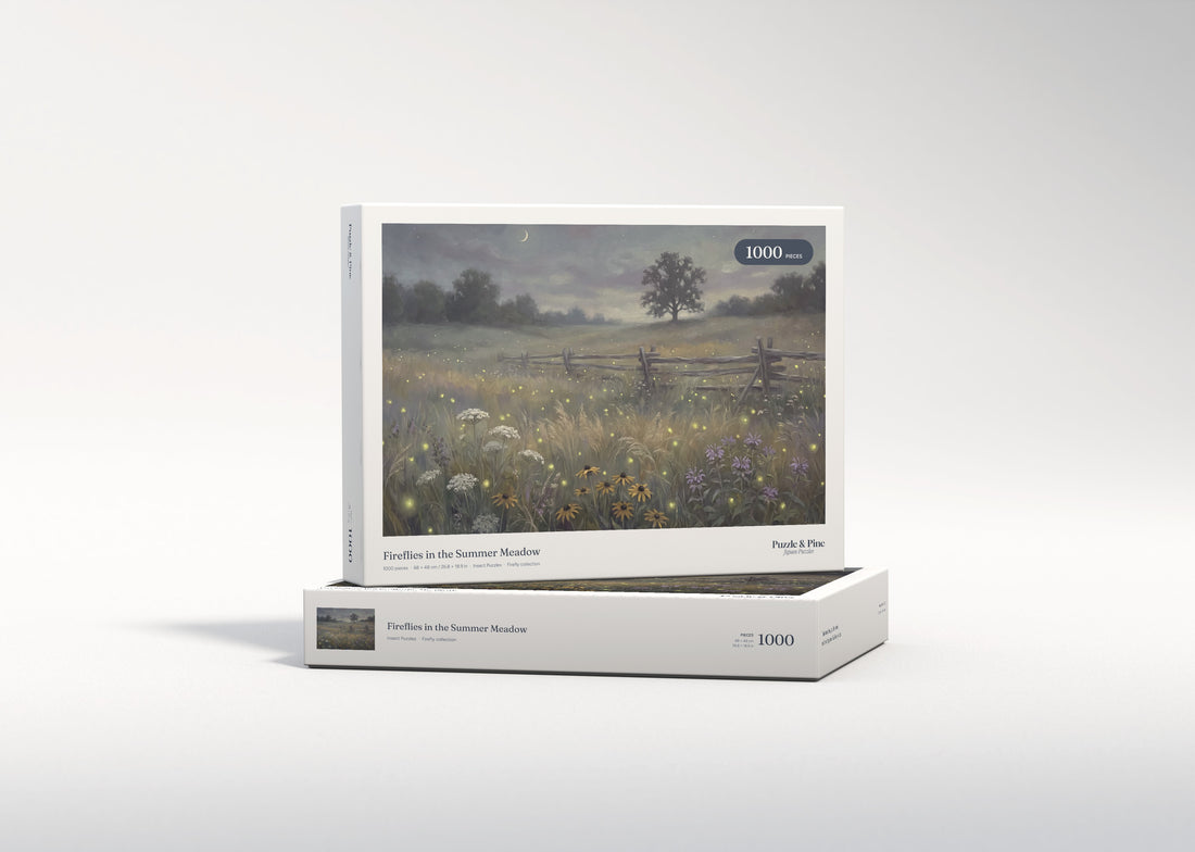 Fireflies in the Summer Meadow jigsaw puzzle - gift box