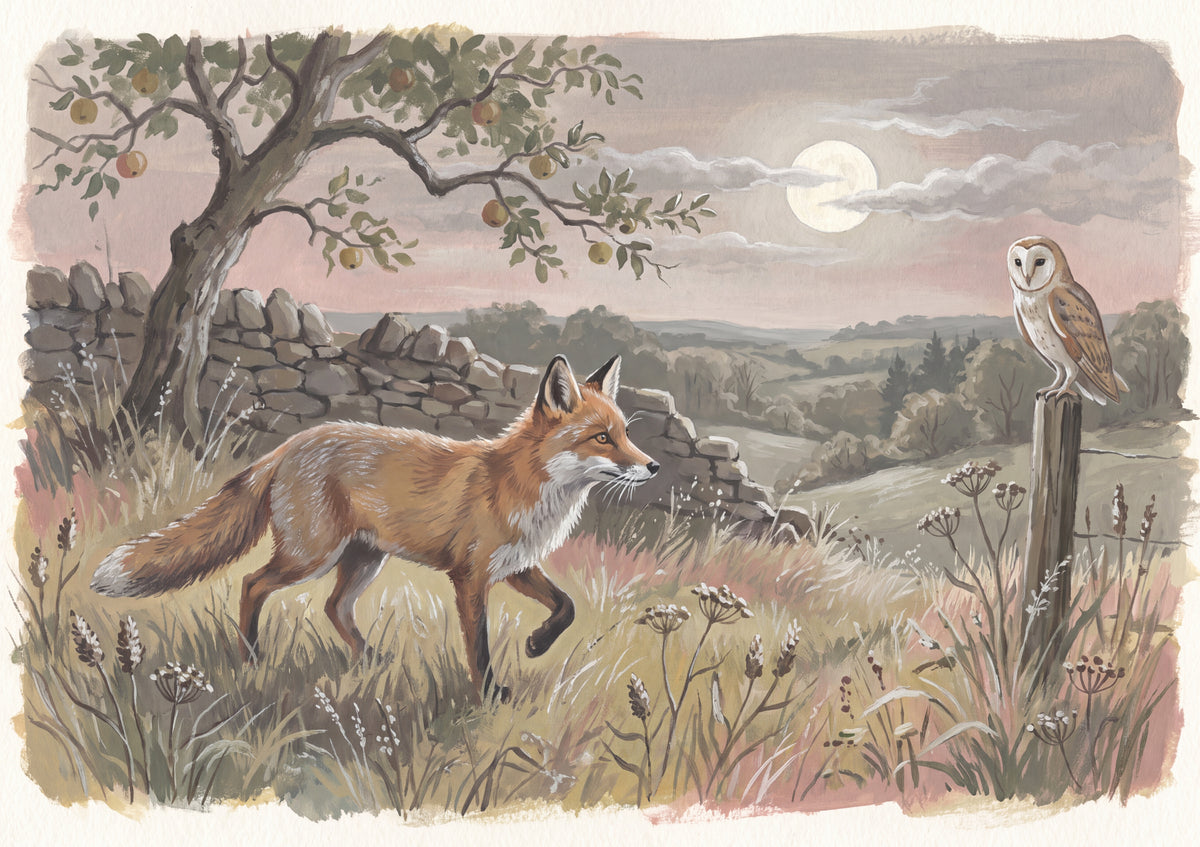 Fox in the Moonlight jigsaw puzzle