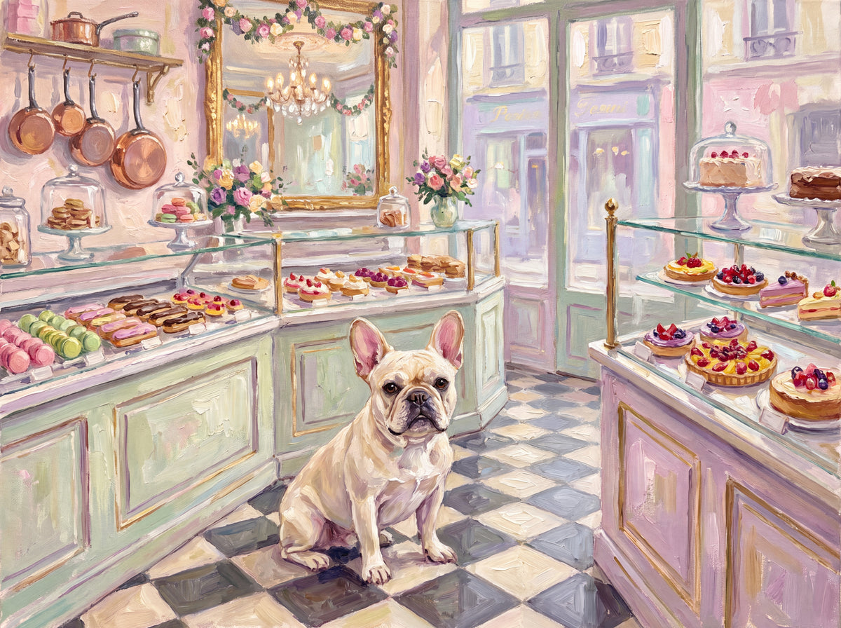 French Bulldog in the Patisserie jigsaw puzzle