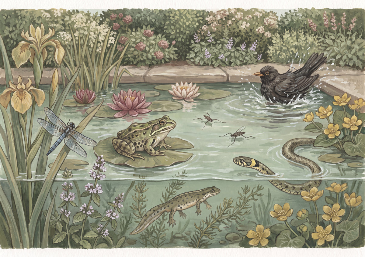 Garden Pond Life jigsaw puzzle