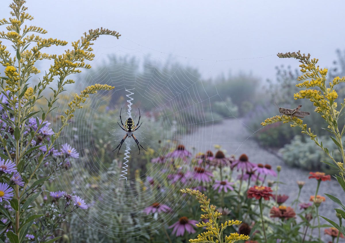 Garden Spider on the Orb Web jigsaw puzzle