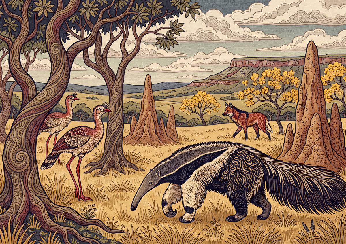 Giant Anteater on the Cerrado jigsaw puzzle