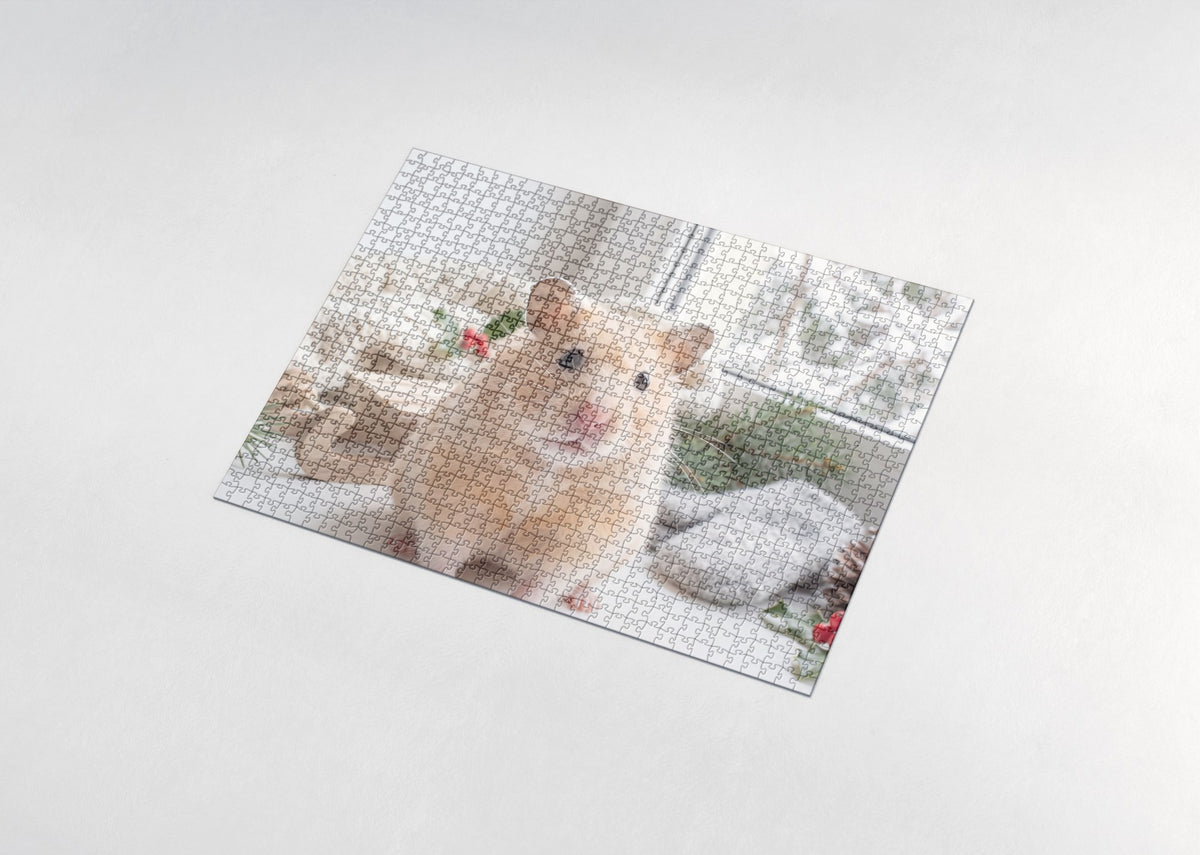 Golden Hamster Portrait jigsaw puzzle - assembled puzzle