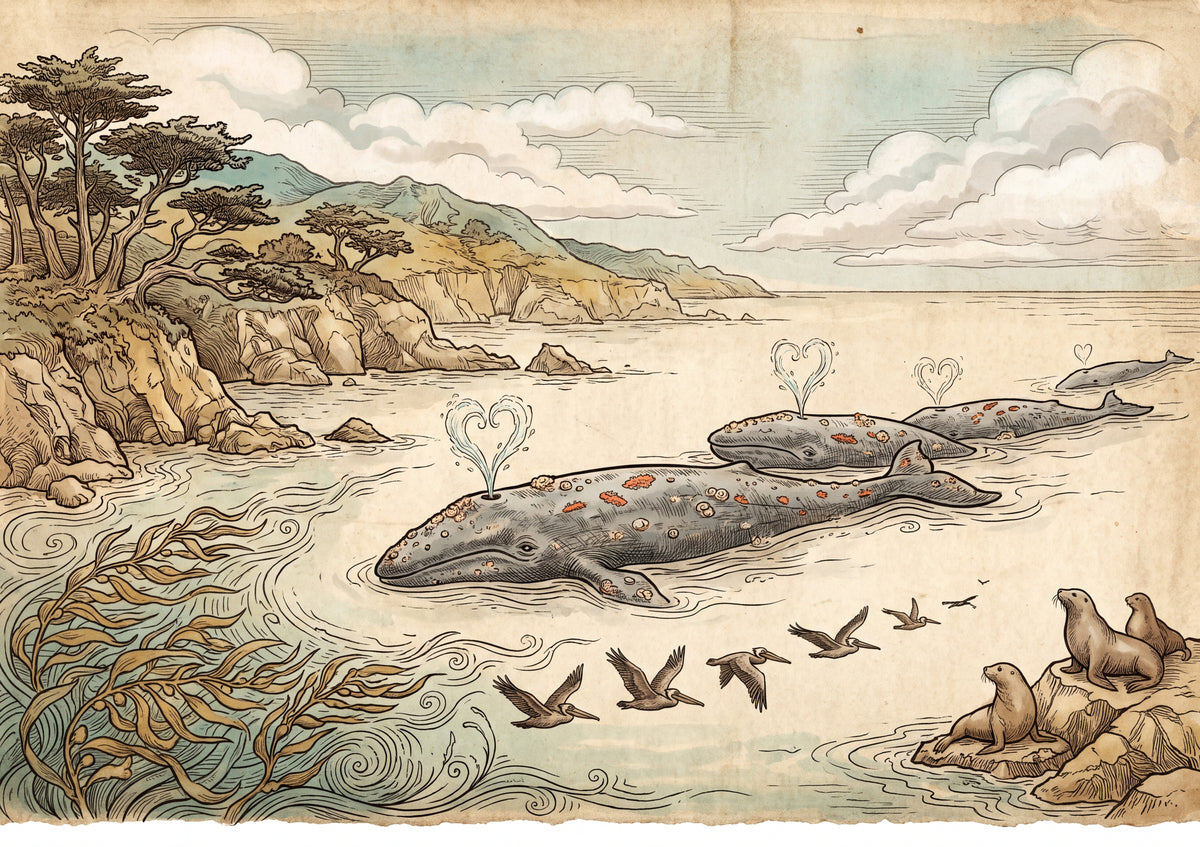 Gray Whale Migration Along the Coast jigsaw puzzle