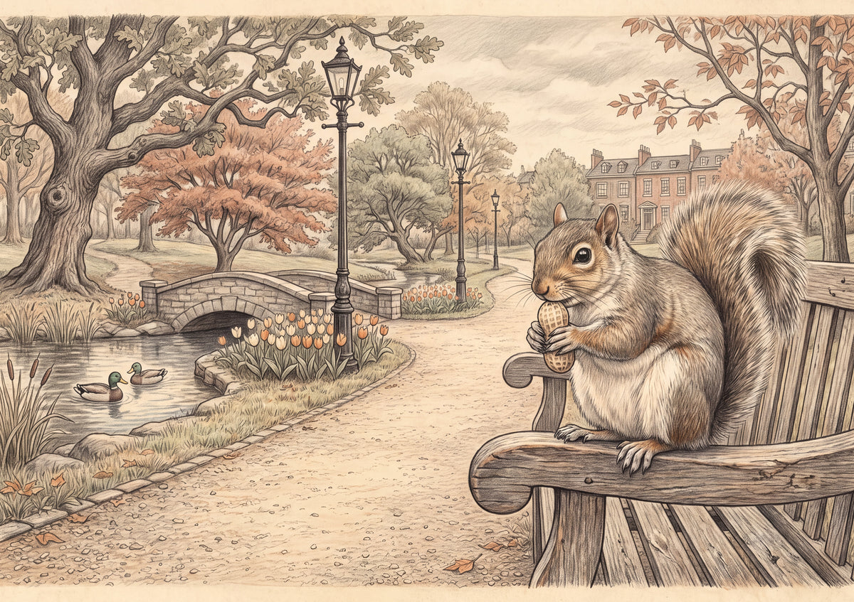 Grey Squirrel in the Park jigsaw puzzle