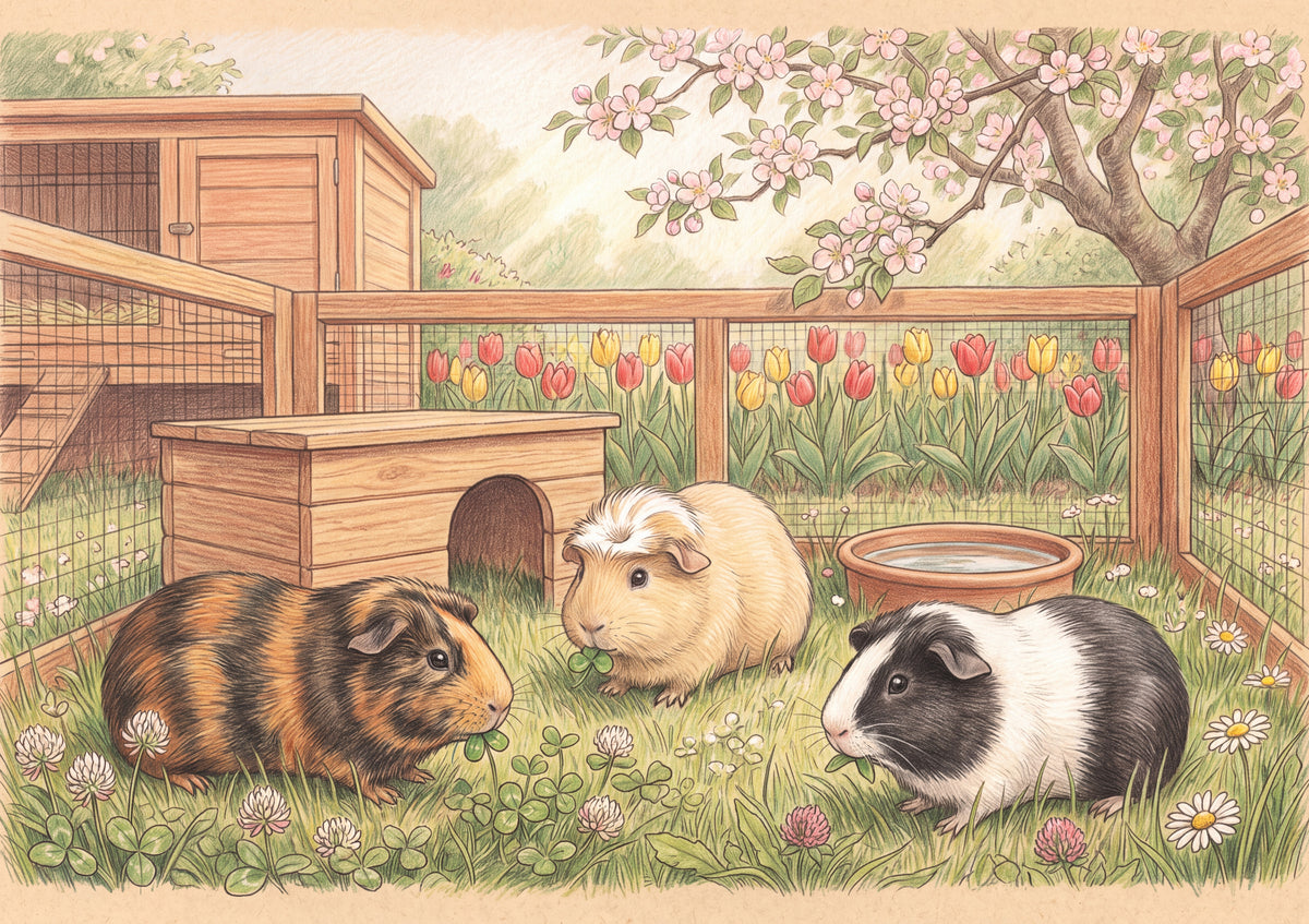 Guinea Pigs in the Clover jigsaw puzzle
