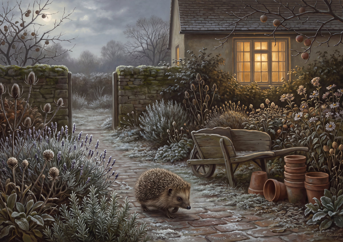 Hedgehog in the Cottage Garden jigsaw puzzle