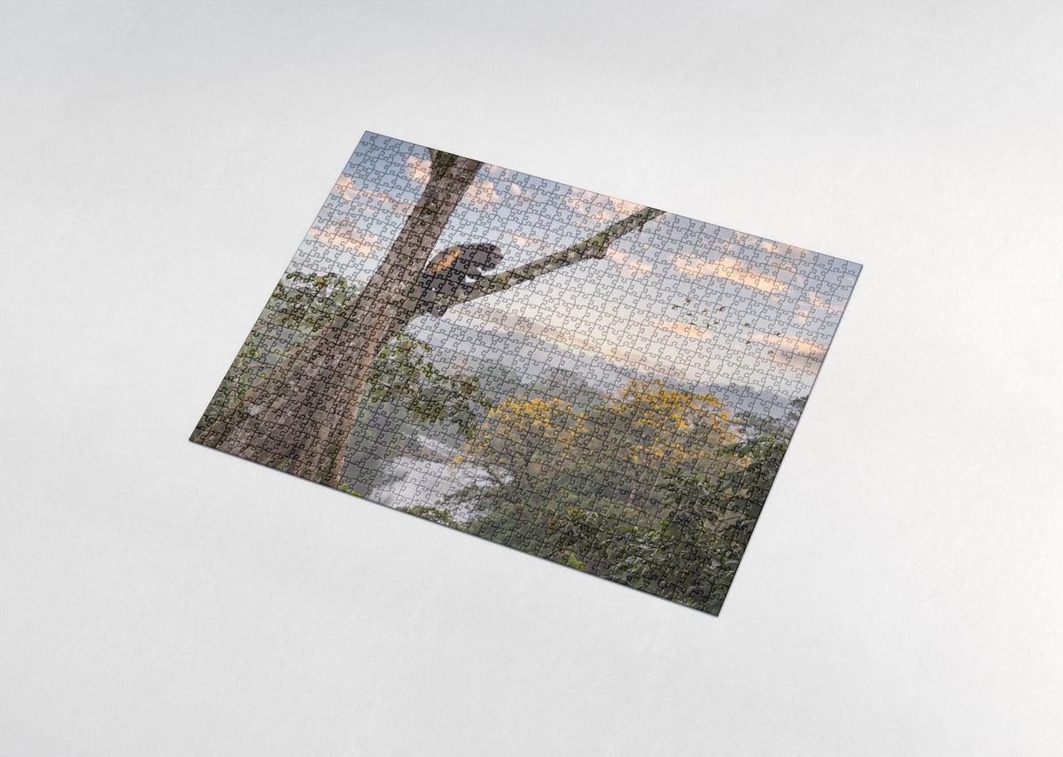 Howler Monkey at Sunrise jigsaw puzzle - assembled puzzle