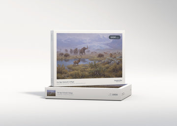 Ice Age Animals Collage jigsaw puzzle - gift box