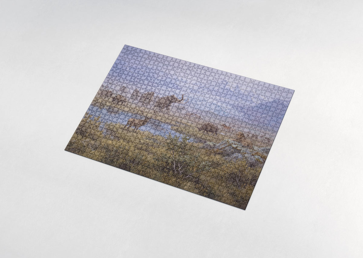 Ice Age Animals Collage jigsaw puzzle - assembled puzzle