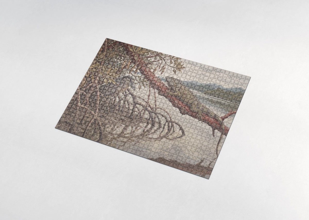 Iguana in the Mangroves jigsaw puzzle - assembled puzzle
