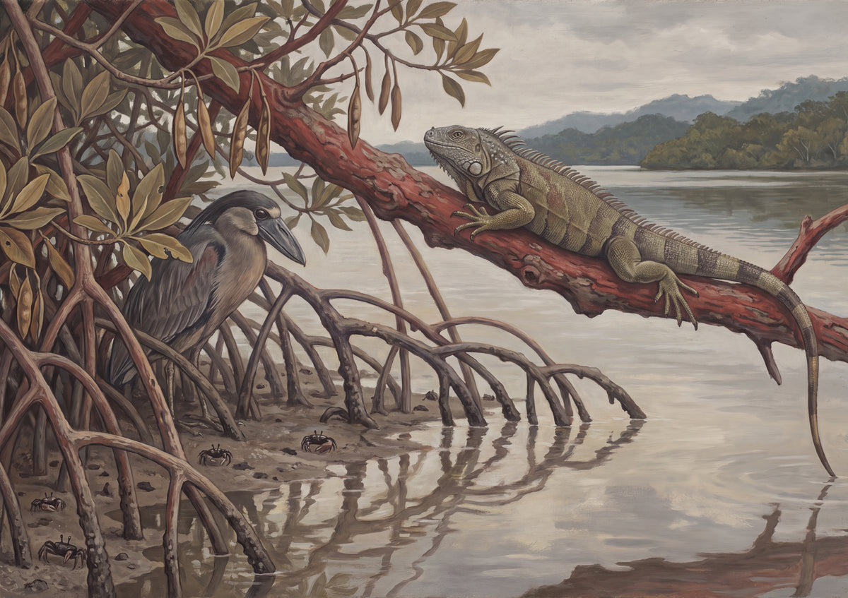 Iguana in the Mangroves jigsaw puzzle
