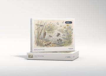 Insects of the Pond Edge jigsaw puzzle - gift box