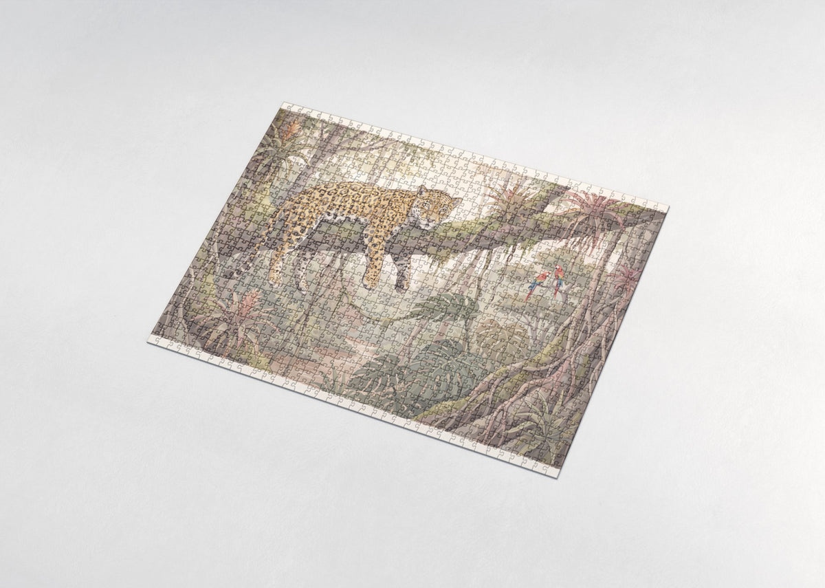 Jaguar in the Amazon Rainforest jigsaw puzzle - assembled puzzle