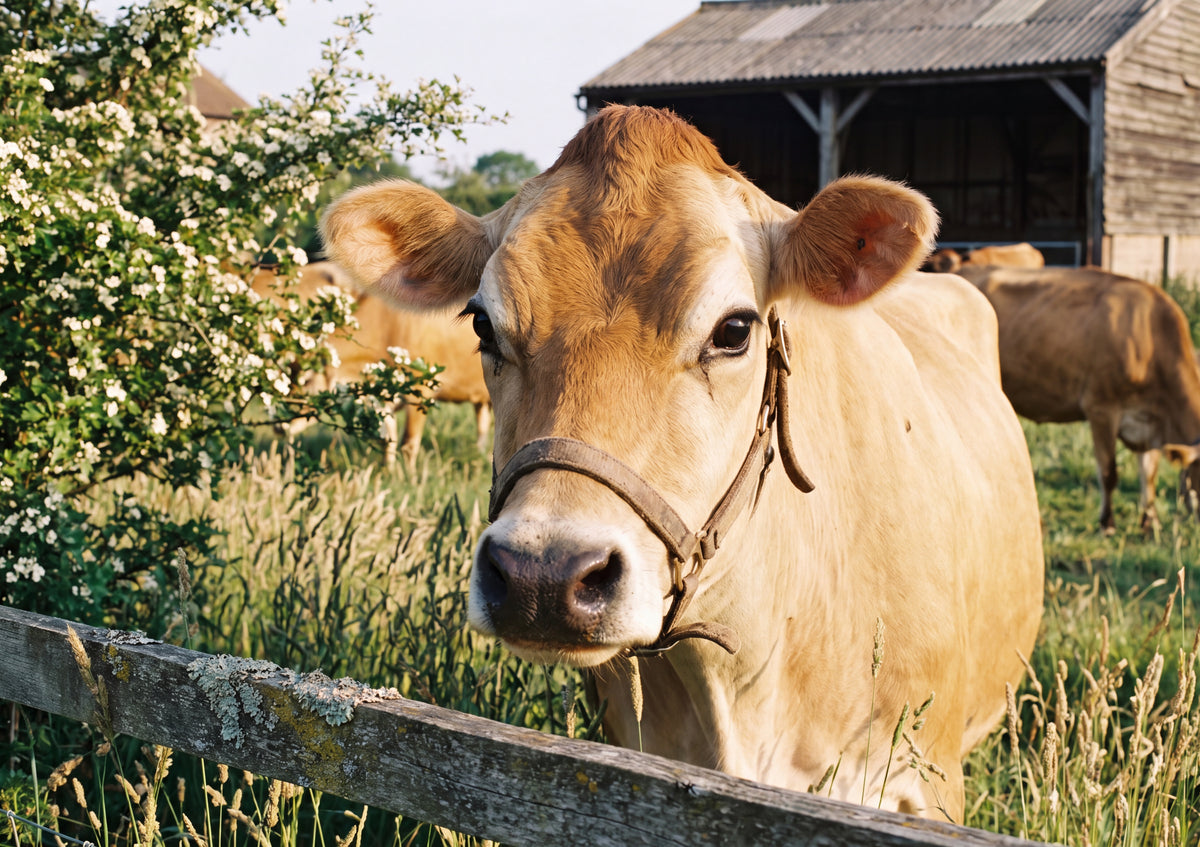 Jersey Cow Portrait jigsaw puzzle