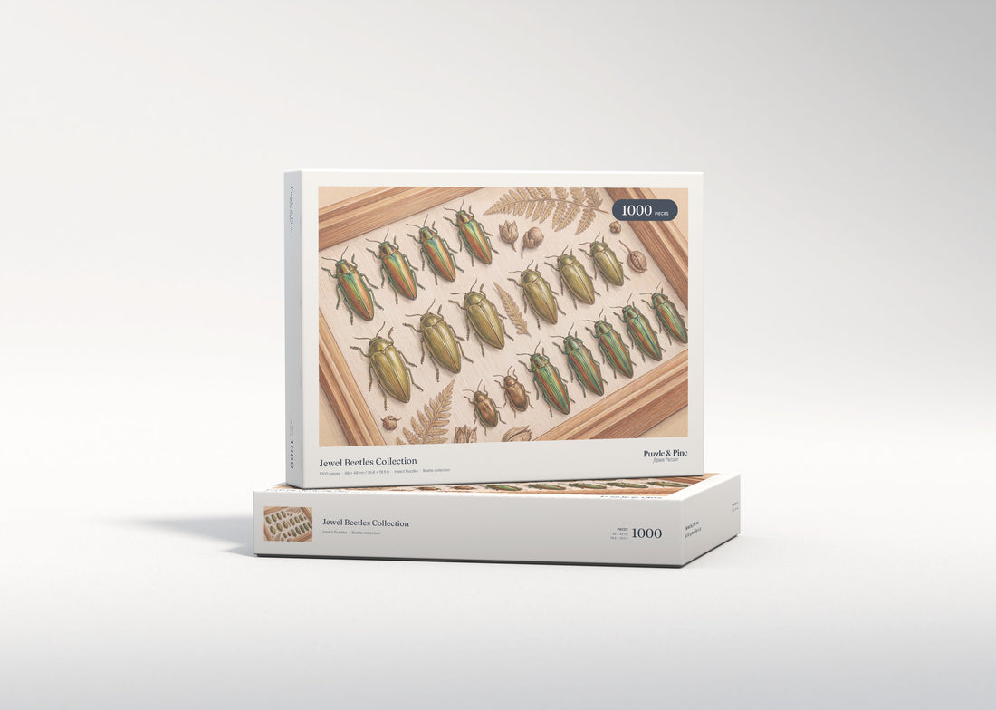 Jewel Beetles Collection jigsaw puzzle - gift box