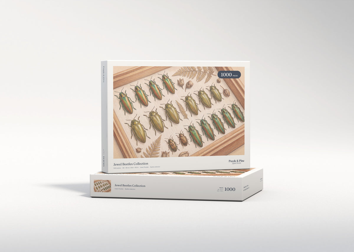 Jewel Beetles Collection jigsaw puzzle - gift box