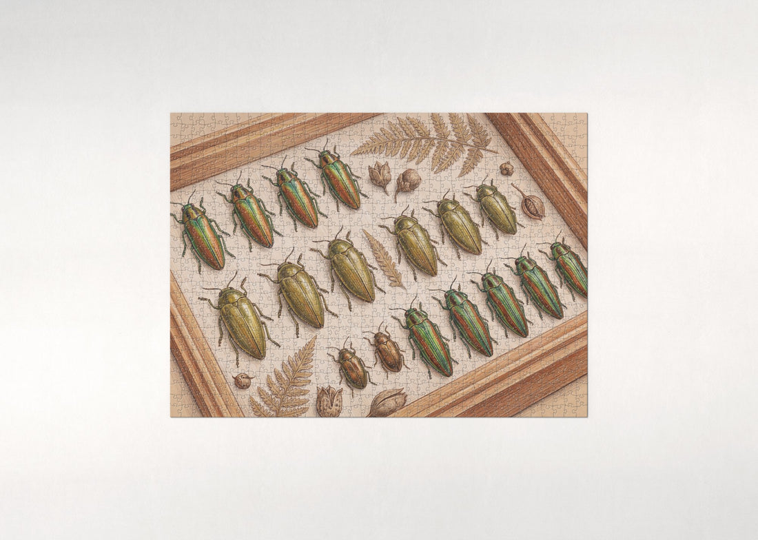 Jewel Beetles Collection jigsaw puzzle - gift box