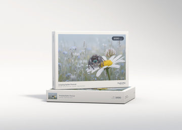 Jumping Spider Portrait jigsaw puzzle - gift box