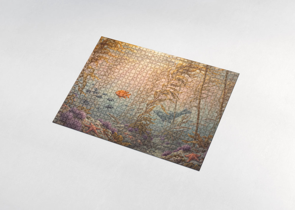 Kelp Forest at Golden Hour jigsaw puzzle - assembled puzzle
