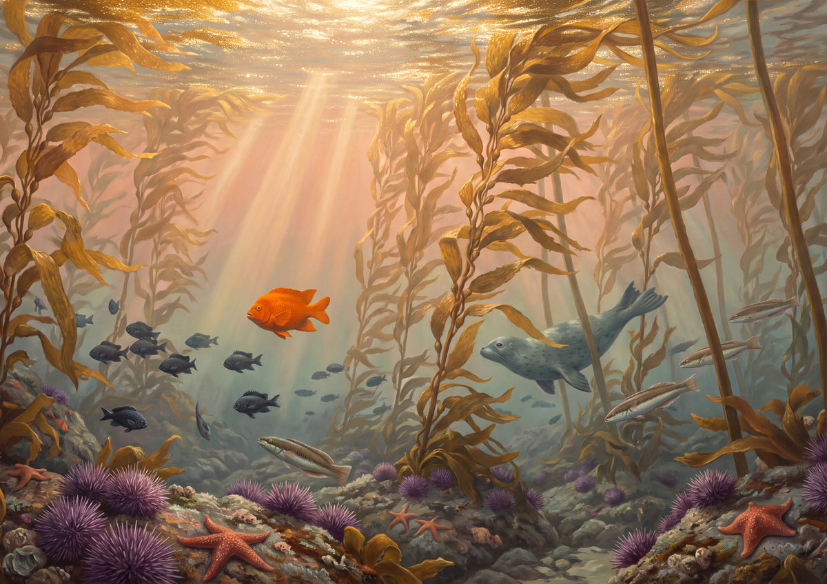 Kelp Forest at Golden Hour jigsaw puzzle