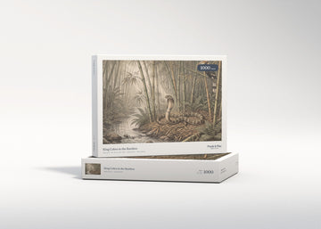 King Cobra in the Bamboo jigsaw puzzle - gift box