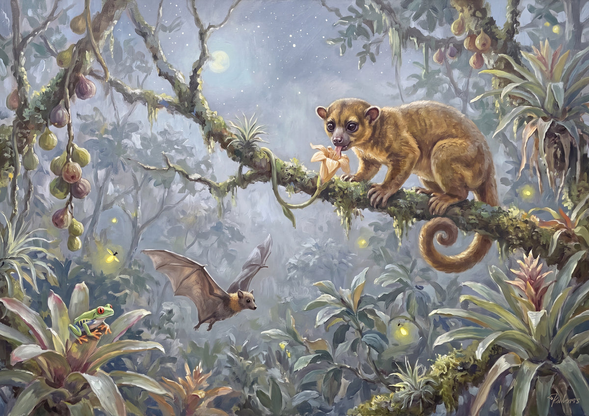 Kinkajou in the Night Canopy jigsaw puzzle