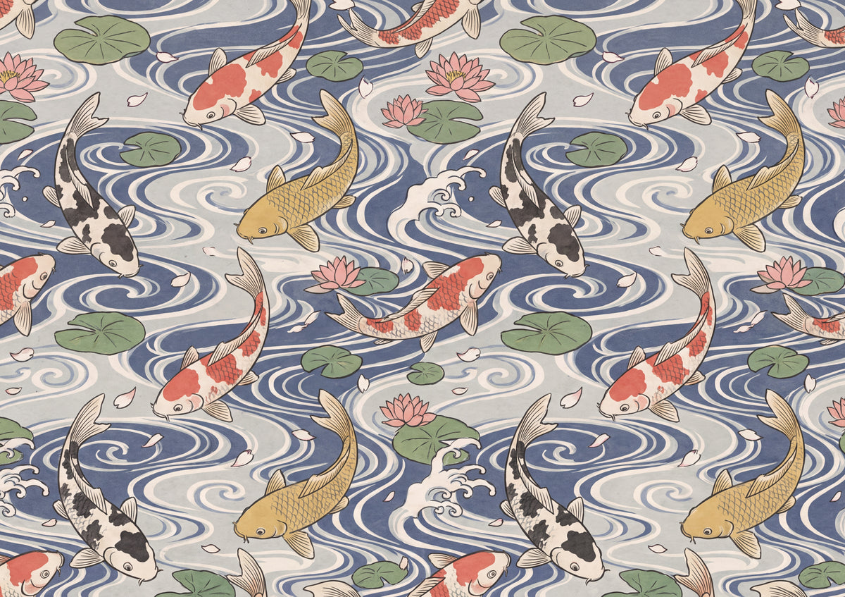 Koi Fish Pattern jigsaw puzzle