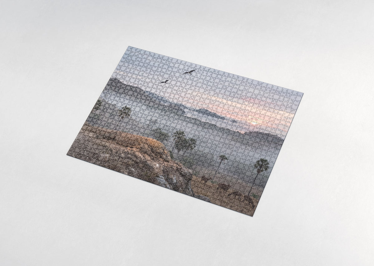 Komodo Dragon at Dawn jigsaw puzzle - assembled puzzle