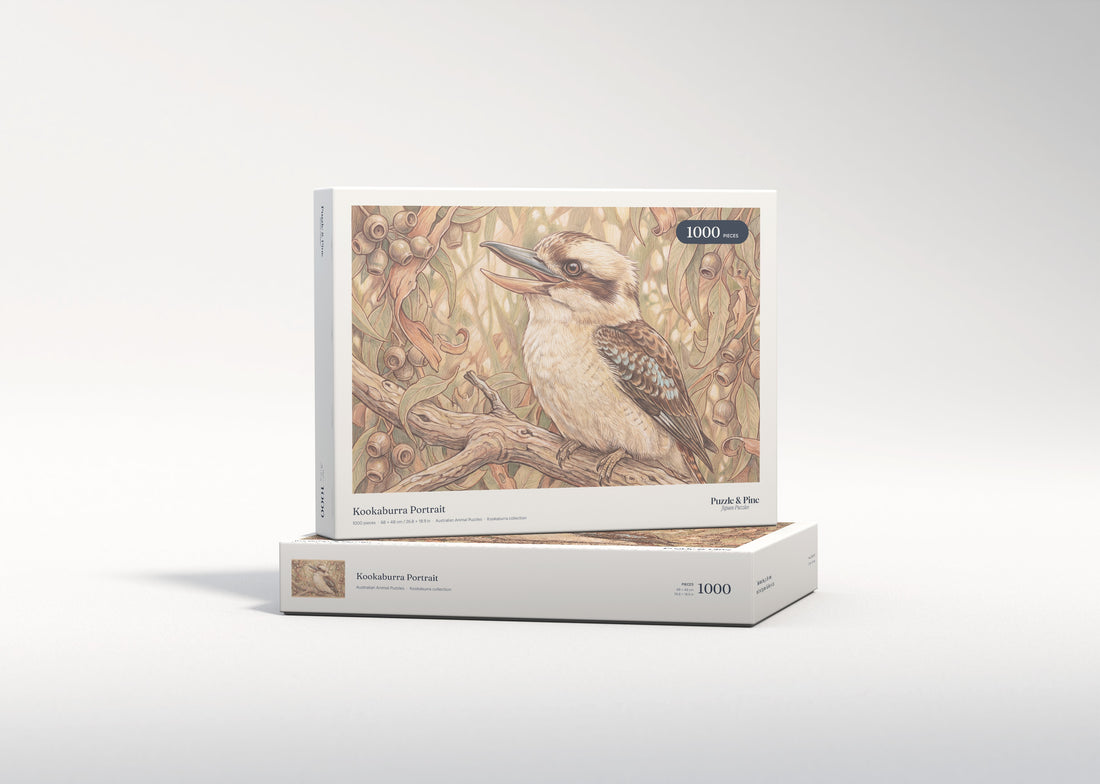 Kookaburra Portrait jigsaw puzzle - gift box