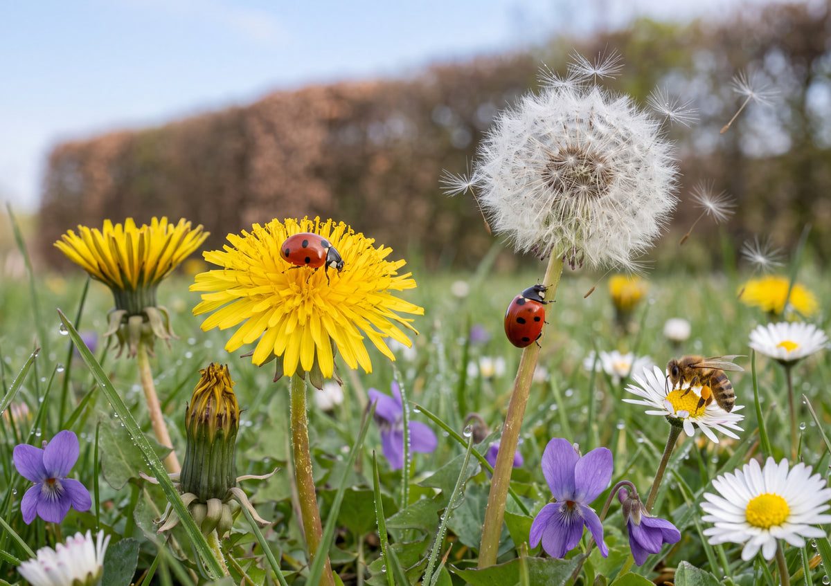 Ladybugs on the Dandelion jigsaw puzzle