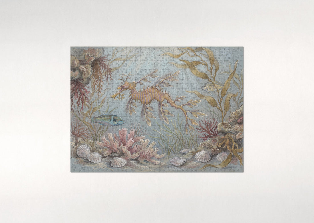 Leafy Sea Dragon in the Kelp jigsaw puzzle - gift box