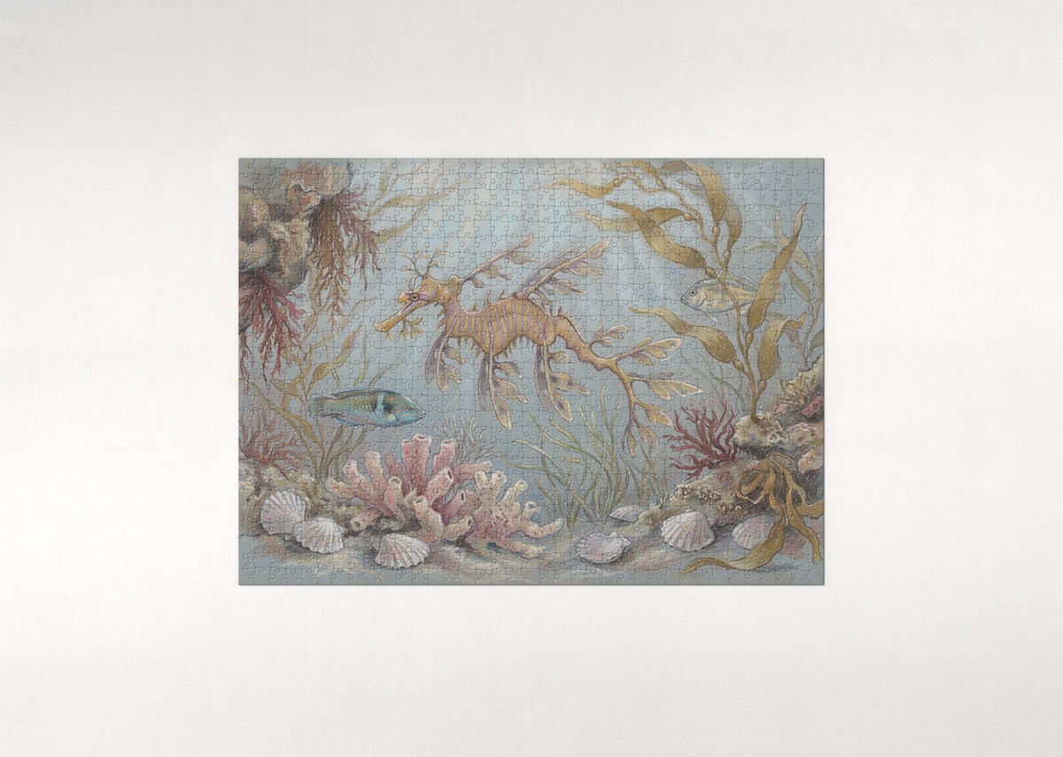 Leafy Sea Dragon in the Kelp jigsaw puzzle - flat puzzle