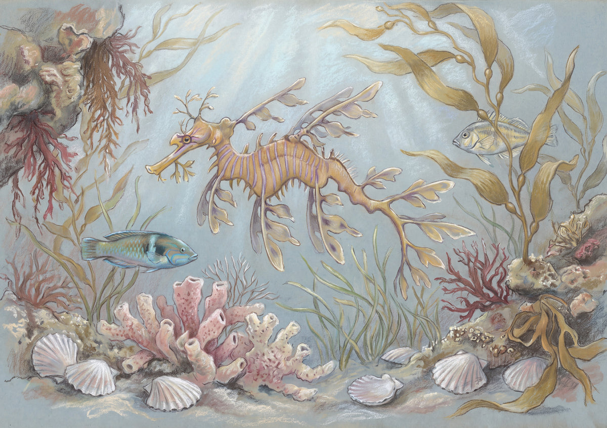 Leafy Sea Dragon in the Kelp jigsaw puzzle
