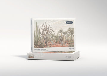 Lemurs in the Spiny Forest jigsaw puzzle - gift box