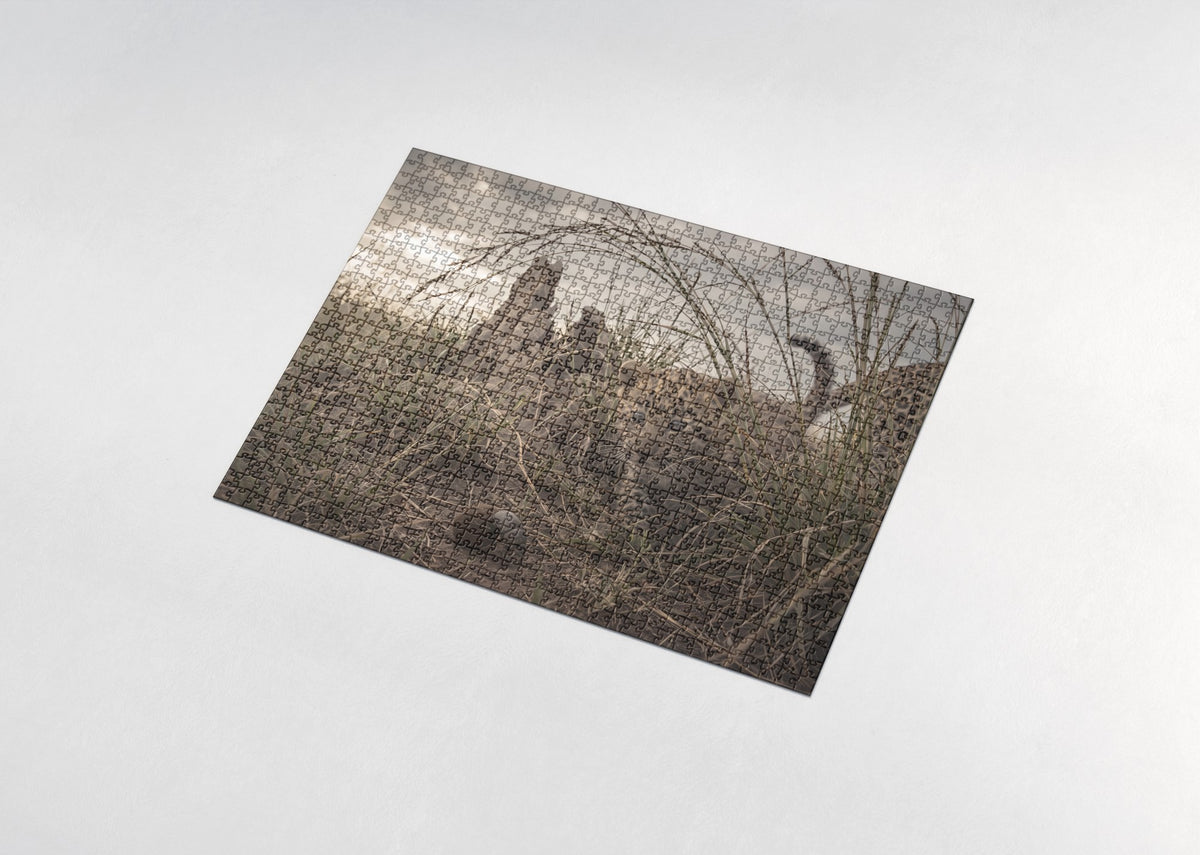 Leopard Cub in the Tall Grass jigsaw puzzle - assembled puzzle