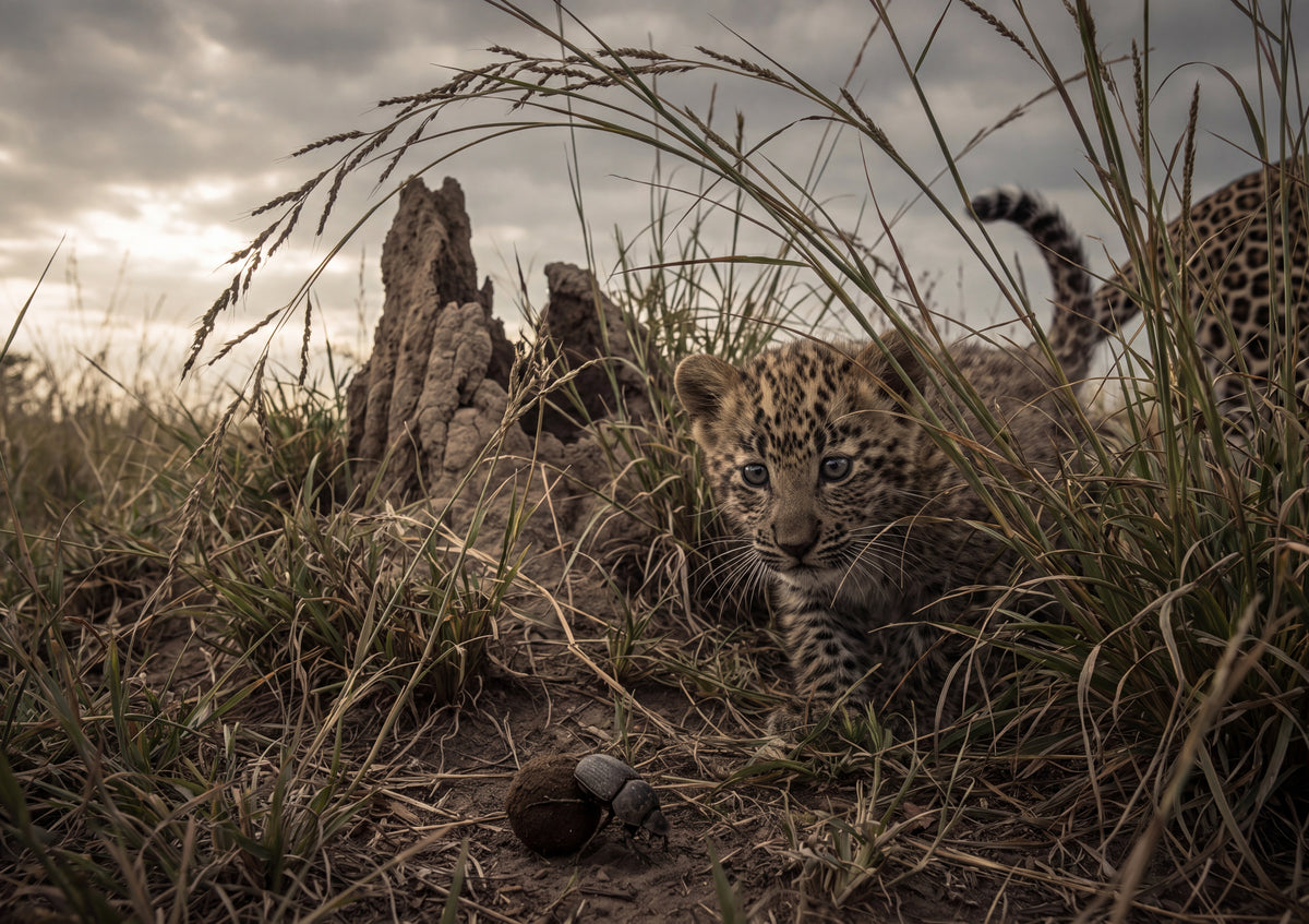 Leopard Cub in the Tall Grass jigsaw puzzle