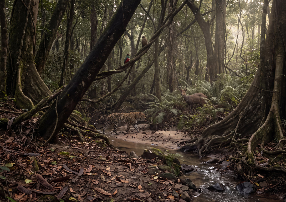 Leopard in the Riverine Forest jigsaw puzzle
