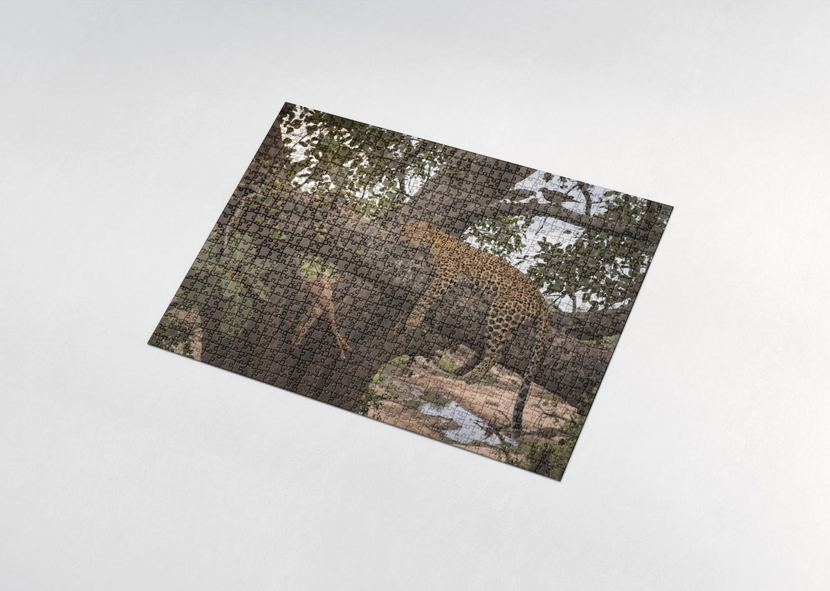 Leopard Resting in the Fig Tree jigsaw puzzle - assembled puzzle