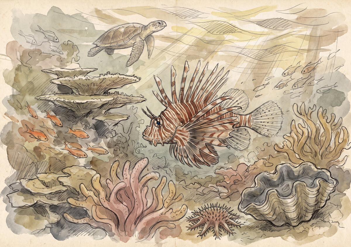 Lionfish Among the Coral jigsaw puzzle