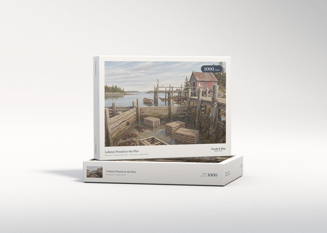 Lobster Pound at the Pier jigsaw puzzle - gift box