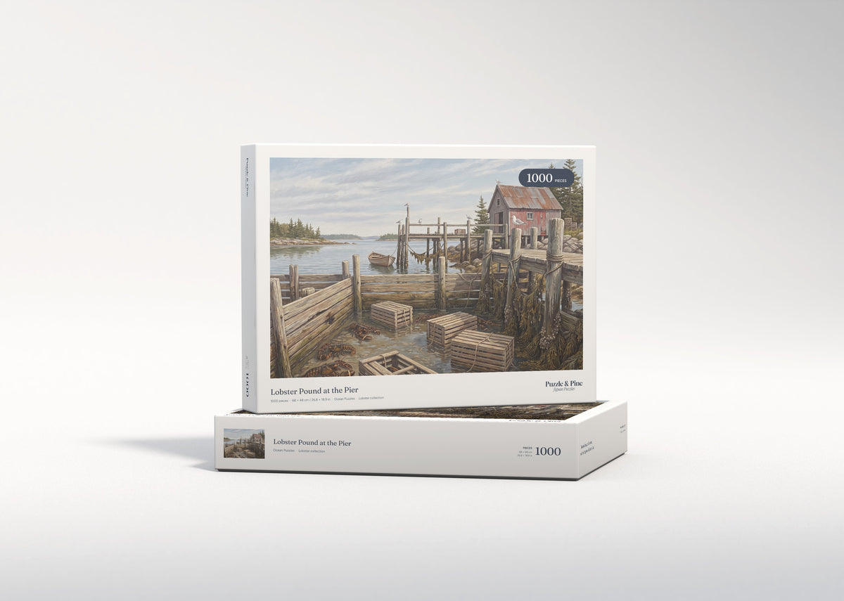 Lobster Pound at the Pier jigsaw puzzle - gift box