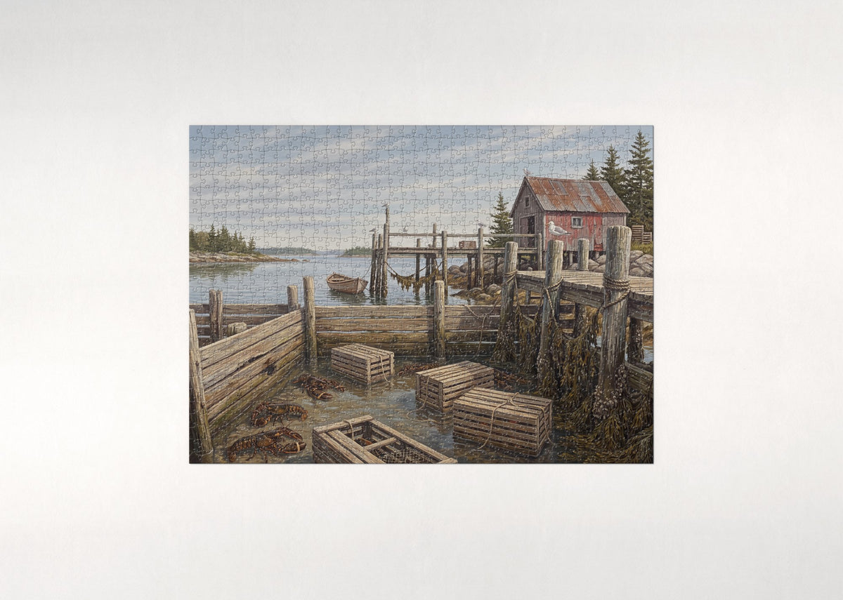 Lobster Pound at the Pier jigsaw puzzle - flat puzzle